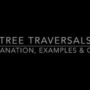 Tree Traversals Explanation Examples Code