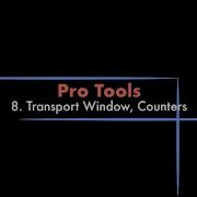 Pro Tools Transport Control And Counters