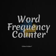A Python Script To Count Number Of Words And How Many Times They Are Repeated Python Script 1