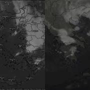 Storm ATENA Infrared Satellite Image Vs Model Simulation