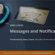 Messages And Notifications In Moodle 3 2