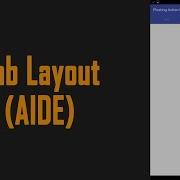 How To Add Tabs In AIDE Programmatically