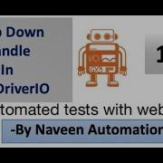 DropDown Handle In WebDriverIO Part 13