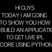 How To Use Python To Get Ipl Scores