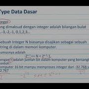 VARIABEL TIPE DATA DAN OPERATOR ALGORITMA DAN PEMROGRAMAN