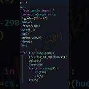 Python Turtle Graphics Design Python Shorts Coding