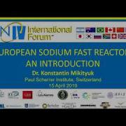 Generation IV International Forum Webinar European Sodium Fast Reactor An Introduction