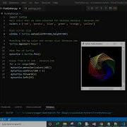 Python Turtle Draw Rainbow Benzene Shorts