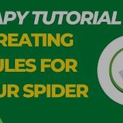 Creating Rules For Your Spider Scrapy Tutorial Series Part 7