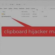 Clipboard Hijacker Malware