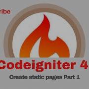 Codeigniter 4 Create A Static Page CodeWithRamra