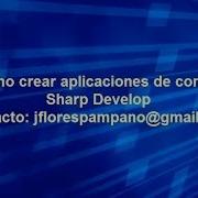 Crear Aplicaciones De Consola Con Sharp Develop