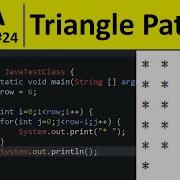 Java Program 24 Print Downward Triangle Star Pattern In Java