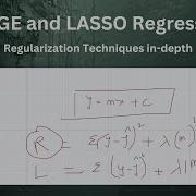 Ridge Vs Lasso Regression L1 And L2 Regularization Techniques