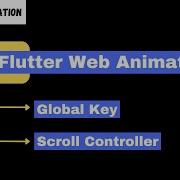 Flutter Web Scroll Animation Using Global Key