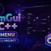 C IMGUI CHEAT MENU GALAXY THEME