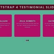 Bootstrap Testimonial Carousel Bootstrap Tutorial For Beginners