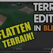 Моделирование рельефа в Blender как выровнять рельеф