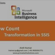 Ms BI Tutorial Using Row Count Transformation In SSIS