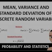 MEAN VARIANCE AND STANDARD DEVIATION OF RANDOM VARIABLE