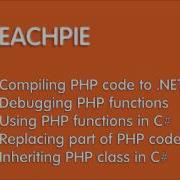 Advanced PHP C Interoperability With Peachpie Compiler