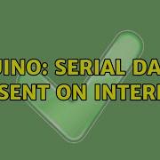 Arduino Serial Data Is Not Sent On Interrupt