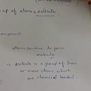 Atoms And Molecules1