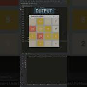 2048 Game Using Python How To Create 2048 Game In Python Pygame Shorts