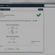 Write Recursive Formula For Sequence