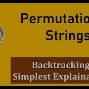 Permutation Using Backtracking Complete Backtracking Analysis Algo Code
