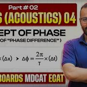 11 Waves Acoustics 04 Concept Of Phase 02 Phase Difference In SHM Wave Boards ECAT MDCAT