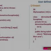 User Defined Exception Java Programming