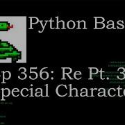 Python Basics Re Module Pt 3 Special Character Dot