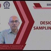 Design Of Sampling Plans