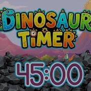 45 Minute Dinosaur Timer Kids Visual Timer