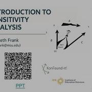 Introduction To Sensitivity Analysis