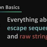 Escape Sequences In Python Python Tutorial For Beginners In Hindi Raw String In Python