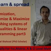 Optimization Minimize Maximize Graphing Systems Of Inequalities Linear Programming Part3