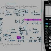 3 4 D Limits To Infinity Radical To Absolute Value