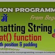 Formatting String In Python Python Format Function String Padding