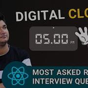 Build A Digital Clock In React JS Real Time Clock With Core CSS JavaScript