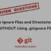 How To Ignore Files And Directories In Git WITHOUT Using Gitignore File