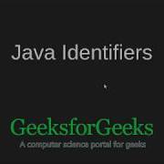 Java Identifiers GeeksforGeeks