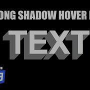 Long Text Shadow Hover Effect HTML CSS