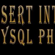 INSERT INTO MYSQL TABLE WITH PHP