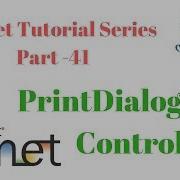 VB Net Tutorial Series Part 41 PrintDialog Control