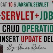 Java Servlet JSP JDBC CRUD Вставка обновление удаление с помощью Jakarta Servlet и Tomcat 10
