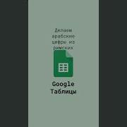 Делаем арабские цифры из римских в Google Таблицах