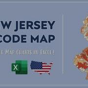 New Jersey Zip Code Map In Excel Zip Codes List And Population Map