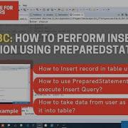 3 Как вставить данные в базу данных с помощью PreparedStatement в JDBC